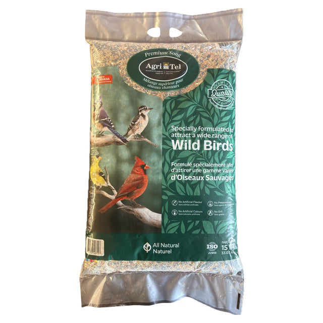 Premium Song Wild Bird Seed, 15kg X2