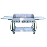 NXR 8 Burner Event Gas Grill with Cover
