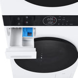 LG Compact 24 in. Washtower Single Unit Front Load 3.1 cu. ft. Washer and 4.2 cu. ft. Electric Dryer With Non Venting Heat Pump