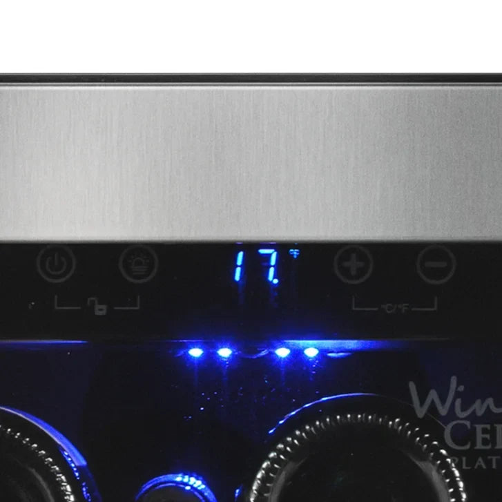 Wine Cell'R 46-bottle Built-in Single Zone Stainless-steel Wine Cellar