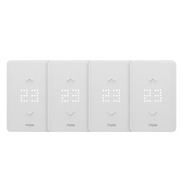 Mysa Smart Thermostat LITE for Electric Baseboard Heaters - 4 Pack V7