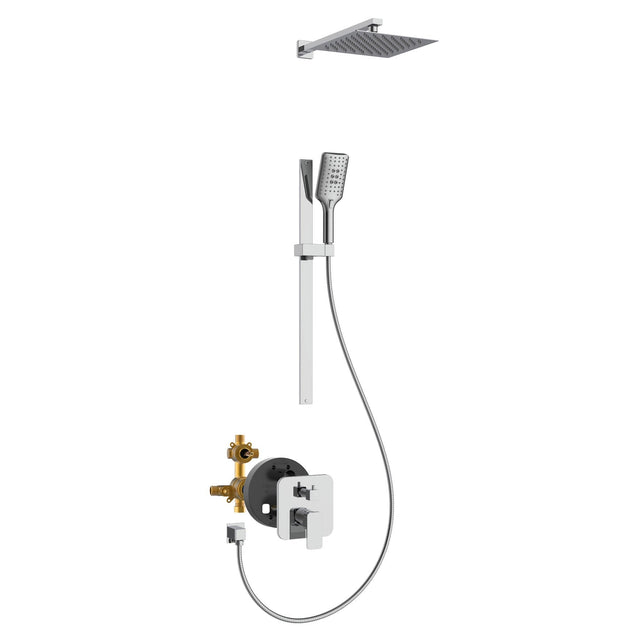 Pulse Resort Shower Combo System with Showerhead and Handshower M9
