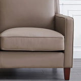 Prospera Home West Park Top-grain Leather Chair