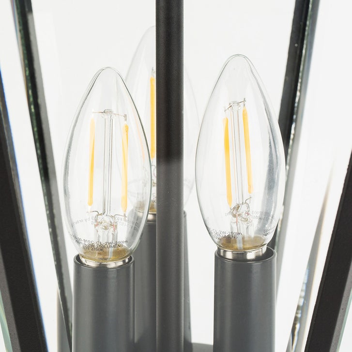 Lutec Outdoor LED Solar Post Light