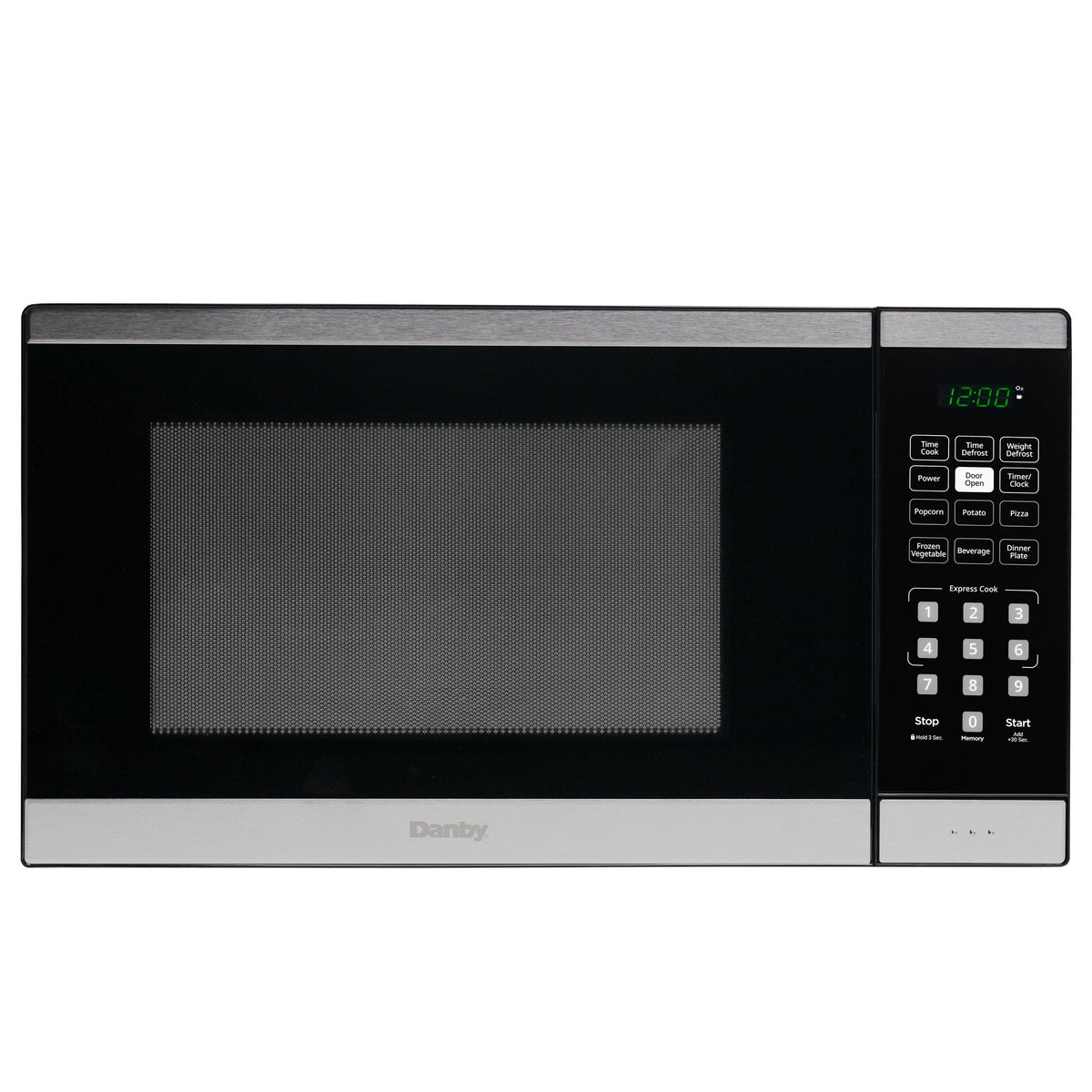 Danby 1.1 cu.ft. Countertop Microwave - Black and Stainless Steel