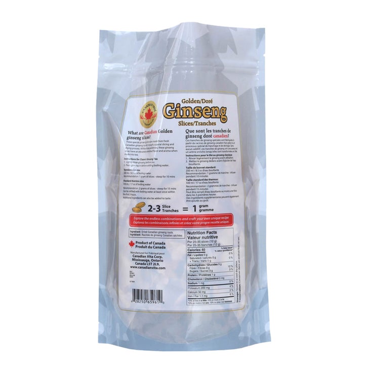 Canadian Vita Golden Ginseng Slices, 2 × 227 g