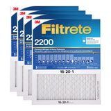 3M Filtrete MPR 2200 1-in Premium Furnace Filters, 4-pack