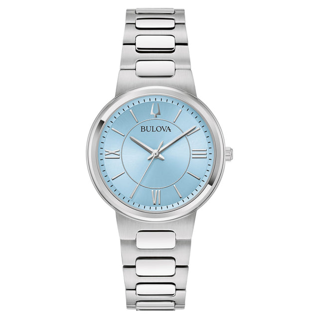 Bulova Classic Blue Sunray Dial Women's Watch X6
