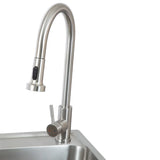 Transform 24.2 in. Freestanding Utility Sink With Faucet