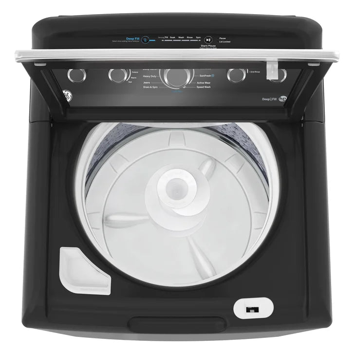 GE 27 in. 4.9 cu ft. Top Load Washer with SaniFresh Option