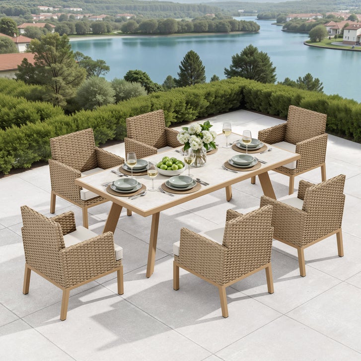 Niko Heritage 7-piece Patio Dining Set