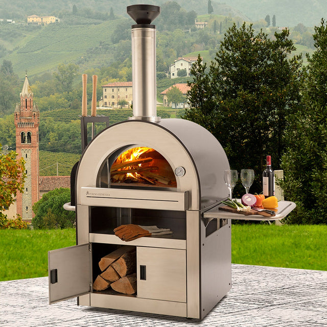 Forno Venetzia Pronto 510 Outdoor Wood Burning Pizza Oven X4
