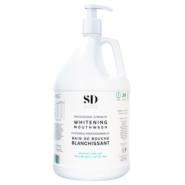 Spa Dent Naturals Advanced Coconut Sea Salt Whitening Mouthwash F6