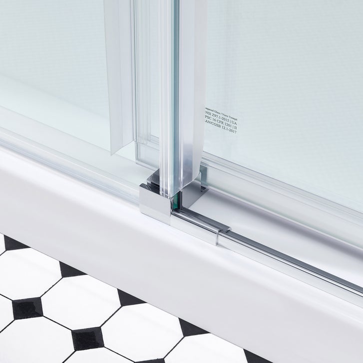 OVE Decors Kelsey 48 in. Sliding Glass Shower Door with Hardware