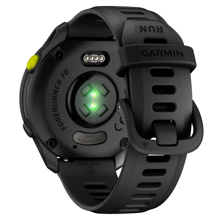 Garmin Forerunner 70 Smartwatch, includes USB-C and USB-A Charging Cables