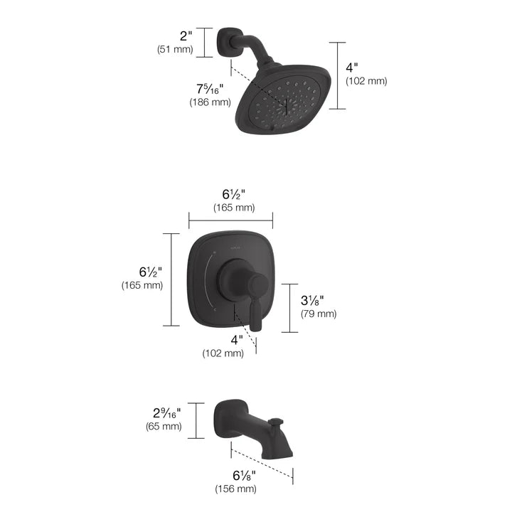 Kohler Terzet Single Handle Tub and Shower Faucet