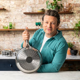 Jamie Oliver by Tefal Stainless Steel Cookware Set, 10-pieces