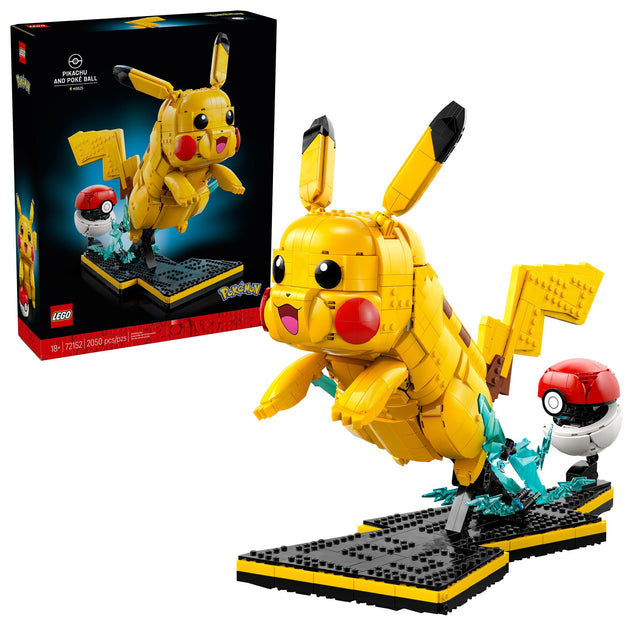 LEGO Pokémon Pikachu and Poké Ball 72152 W7
