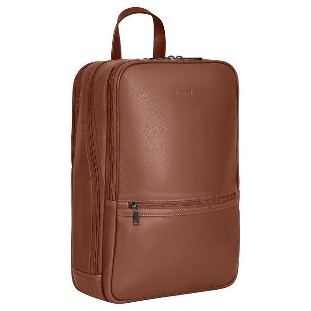 Champs Onyx Collection Classic Leather Backpack, 15 L C2