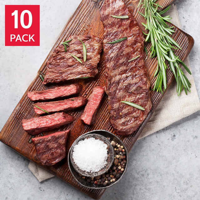 Northfork Meats Bison Striploin 226.8 g (8 oz) x 10 pack R0