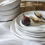Stone Lain Macchio Stoneware Dinnerware Set, 12-pieces