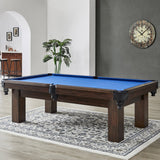Beringer Trident 8-ft. Exotic Solid Wood Slate Billiard Table