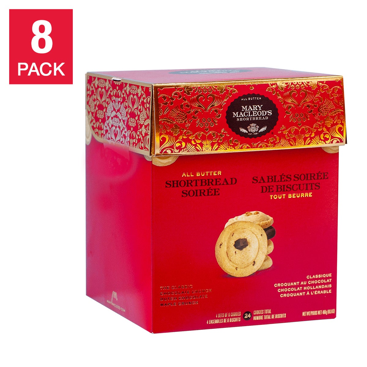 Mary Macleod's Assorted Shortbread Cookies, 8 pack