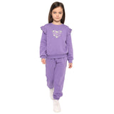 Pekkle Boys' and Girls' Cozy Fuzzy Fleece 2-piece Sweatshirt and Pants Set