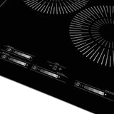Frigidaire 30 in Induction Black 4 Element Cooktop with Pan Detection