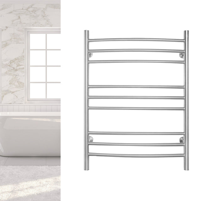 WarmlyYours Riviera 9 Bar Towel Warmer I6