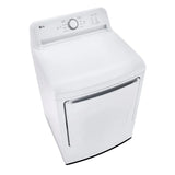 LG 7.3 cu ft. White Electric Ultra Large Capacity Dryer with Sensor Dry Technology