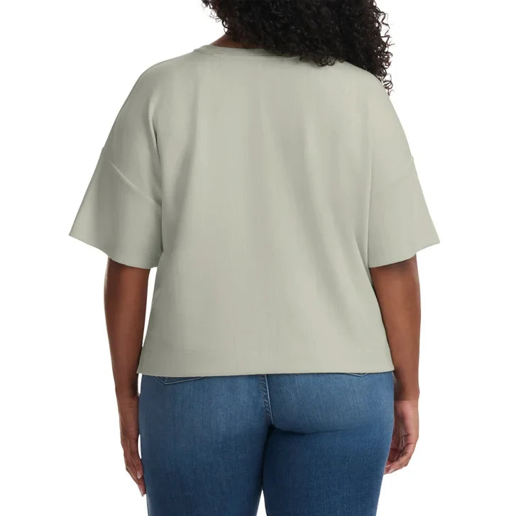Splendid Women's Ribbed Short Sleeve Top