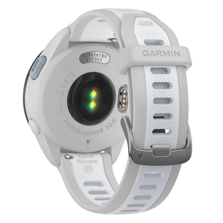 Garmin Forerunner 165 Smartwatch, Music Edition, includes USB-C and USB-A Charging Cables