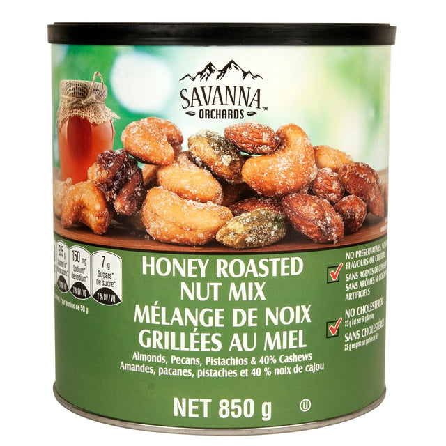 Savanna Orchards Honey Roasted Nut Mix, 850 g T3