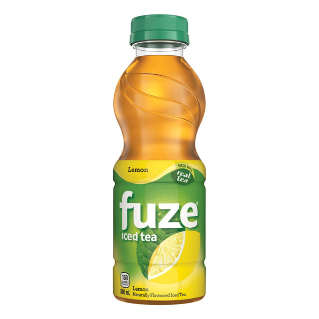 Fuze Iced Tea Lemon Bottles 500 mL, 12-pack J5