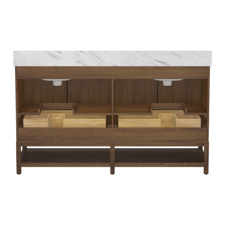 MagickWoods Santa Fe Jacobean Walnut Bathroom Vanity