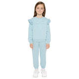 Pekkle Boys' and Girls' Cozy Fuzzy Fleece 2-piece Sweatshirt and Pants Set