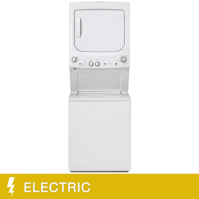 GE 27 in. Electric White 4.4 cu. ft. Washer, 5.9 cu. ft. Dryer Laundry Centre P9