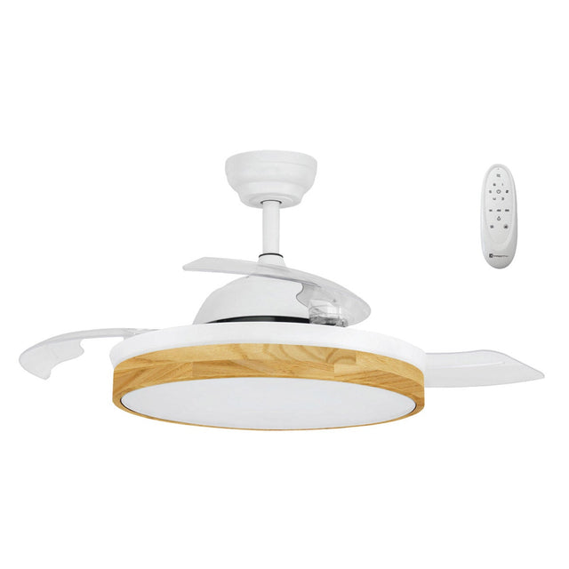 Xtricity Starlight 42" Retractable Blade Ceiling Fan With Integrated LED Lights Z7