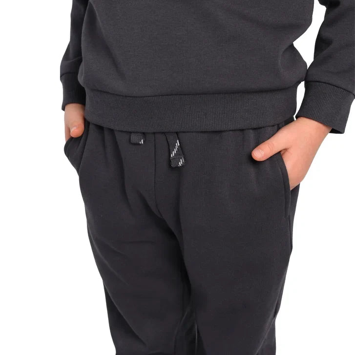 Pekkle Boys' and Girls' Cozy Fuzzy Fleece 2-piece Sweatshirt and Pants Set