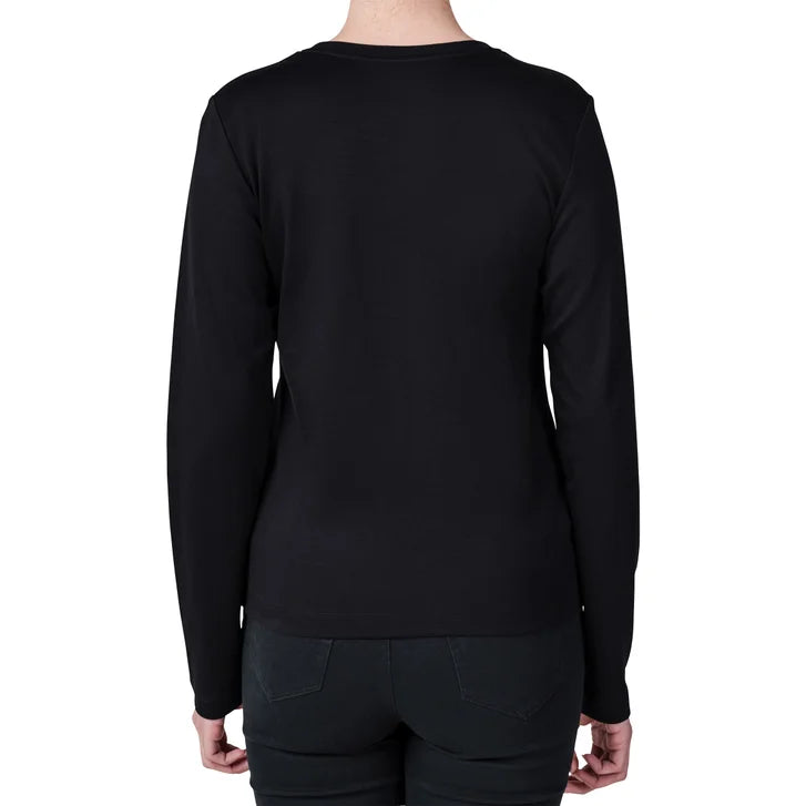 United Colors of Benetton Women’s Long Sleeve Supima Top