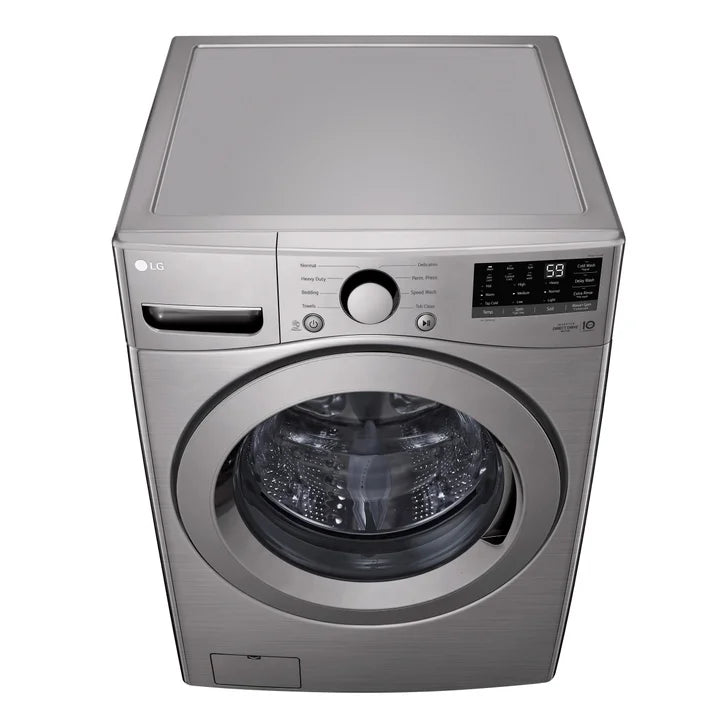 LG 5.2 cu. ft. Graphite Steel Ultra Large Capacity Front Load Washer with 6Motion Technology