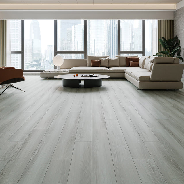 Kairos 19 cm (7.5 in.) Water Resistant Laminate Flooring. M6