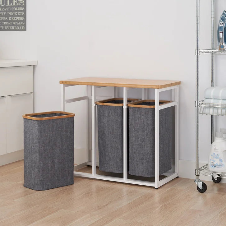 Trinity Bamboo Laundry Sorter
