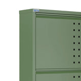 CEHA AYK 3-Door Metal Shoe Cabinet with Front Ventilation