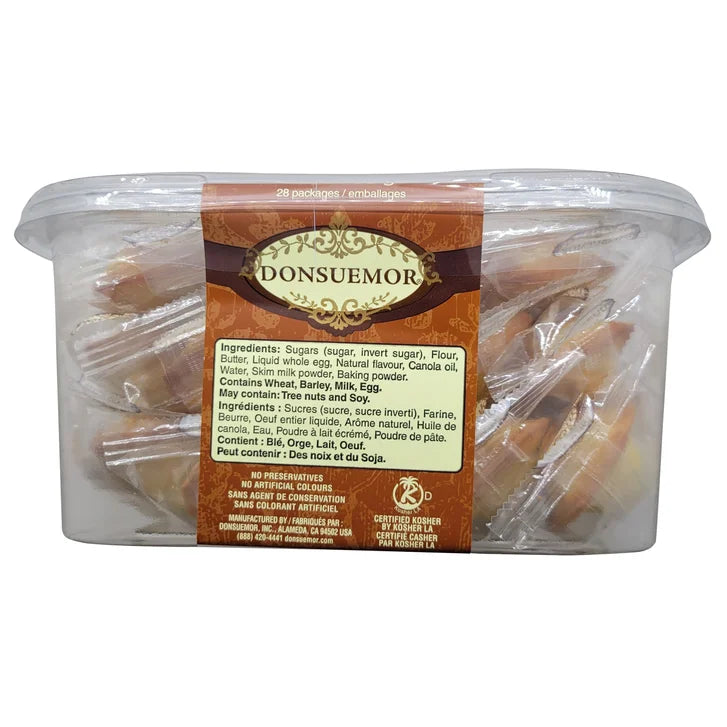Donsuemor Traditional Madeleines Cookies, 28 × 28 g