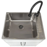 Transform 28 in. All-in-one Utility Sink with Cabinet and Faucet