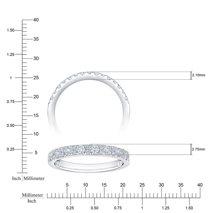 Round Brilliant Diamond Band (0.45 ctw)