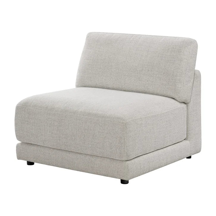 Aiden & Ivy Dayna 4-piece Modular Fabric Sofa with Ottoman