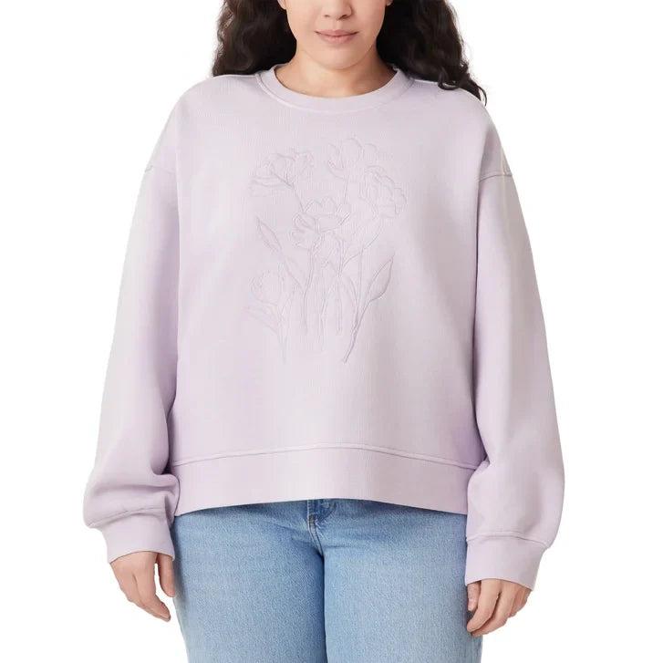 Scotch & Soda Women's Embroidered Crewneck Sweatshirt